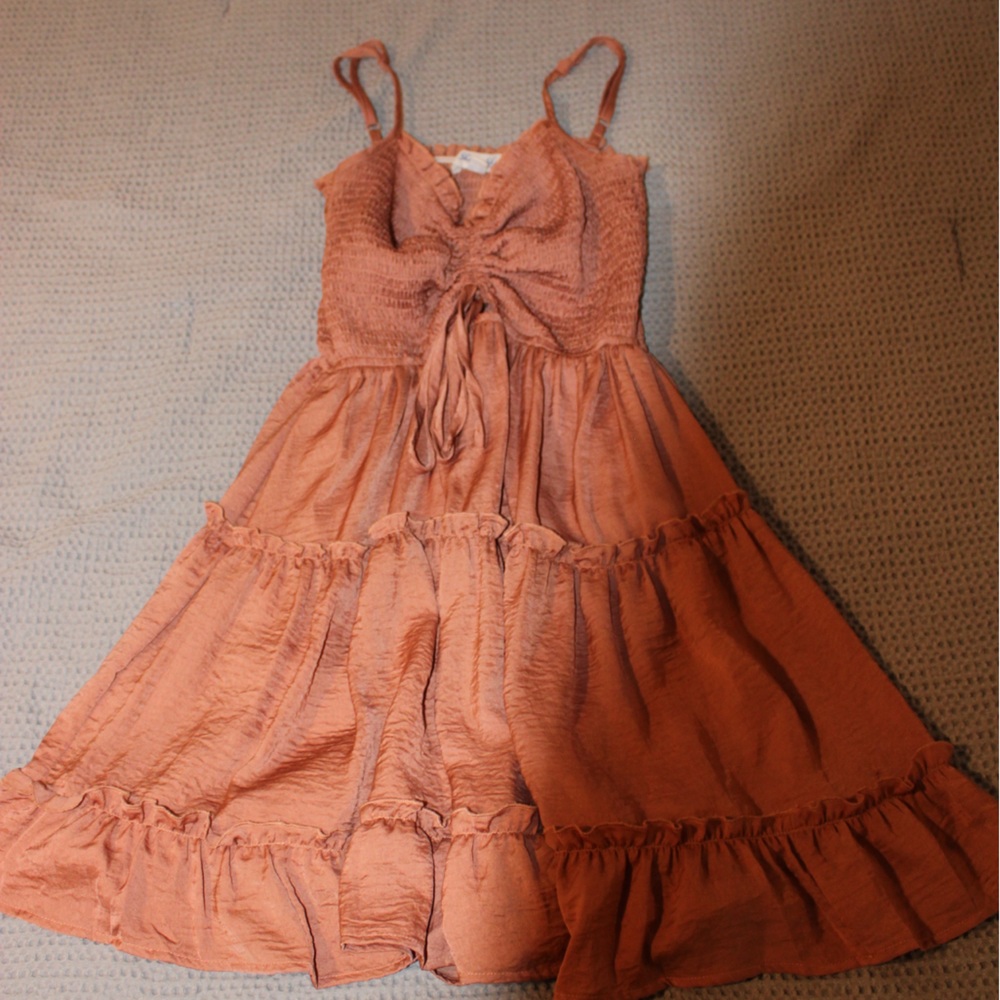 Coral Mini Dress